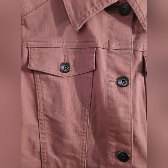 Wrangler Women's Dusty Rose Jean Jacket - Picture 3 of 6